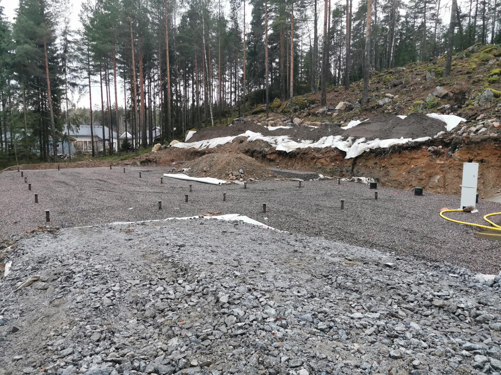 Valmis anturamuotti ja salaojat